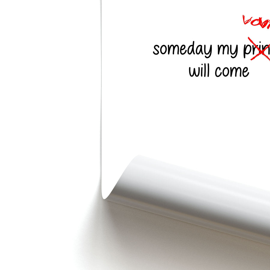Someday My Vampire Will Come - Vampire Diaries Poster