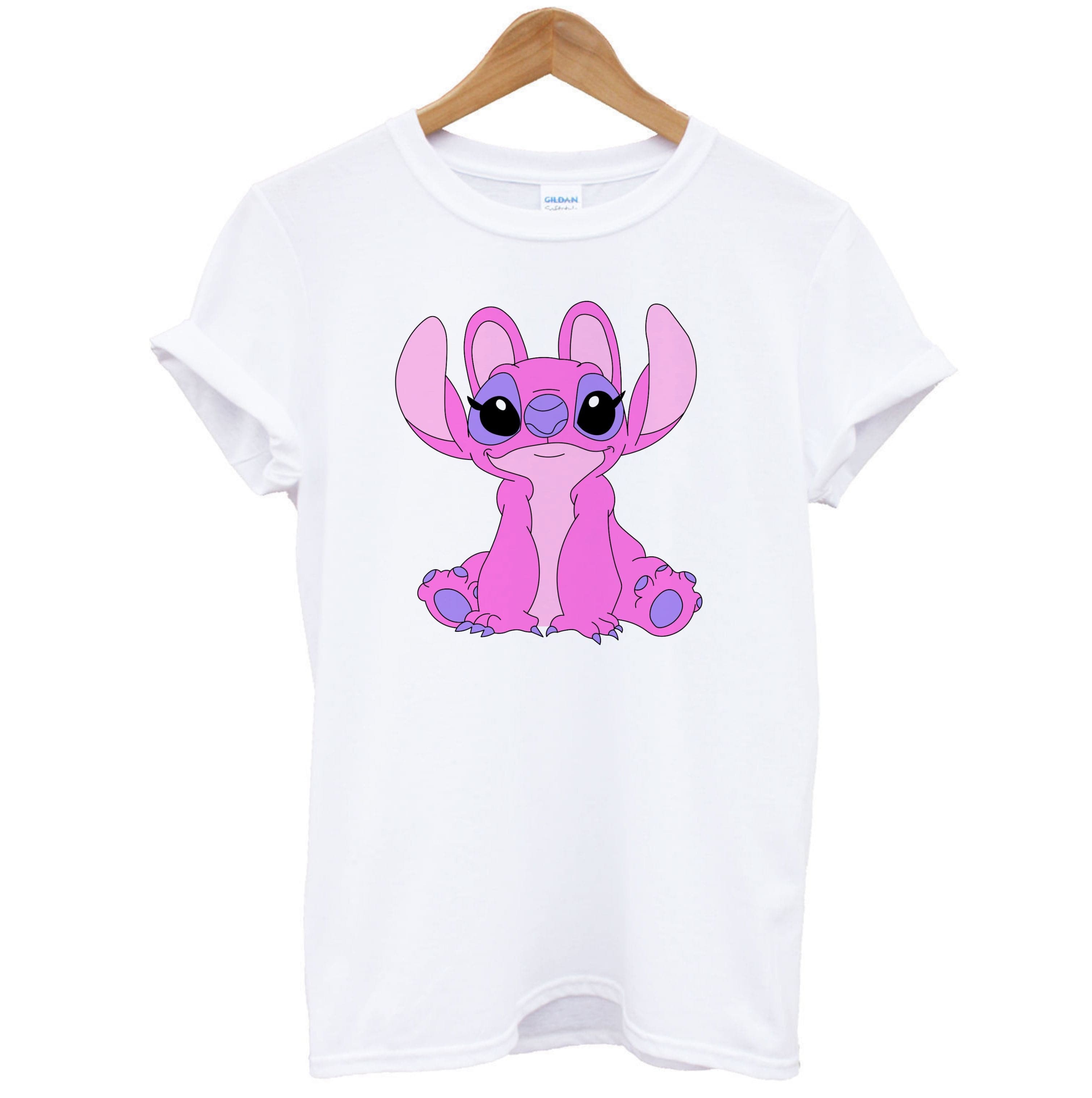 Sitting Down - Pink Alien T-Shirt