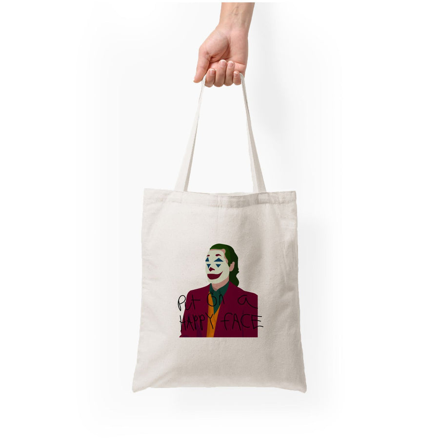 Put on a happy face - Joker Tote Bag