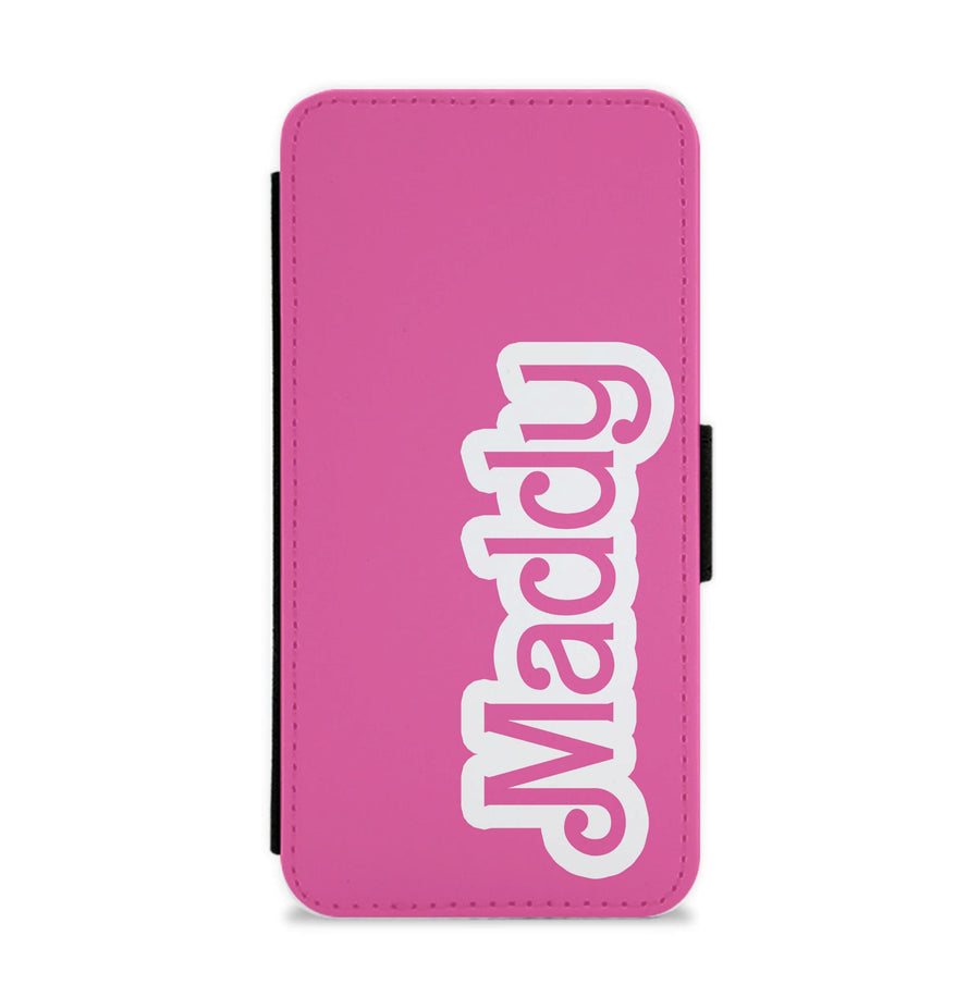Personalised Barbie Flip / Wallet Phone Case