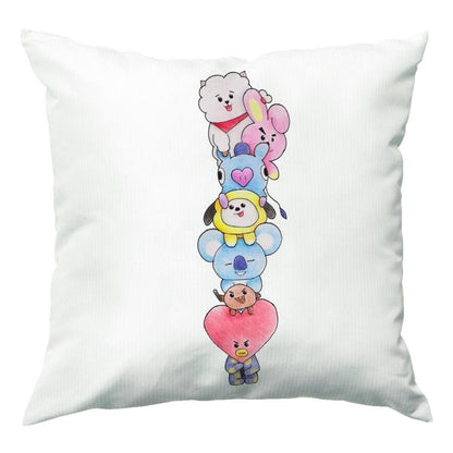 K-Pop Band BT21 Drawing Cushion