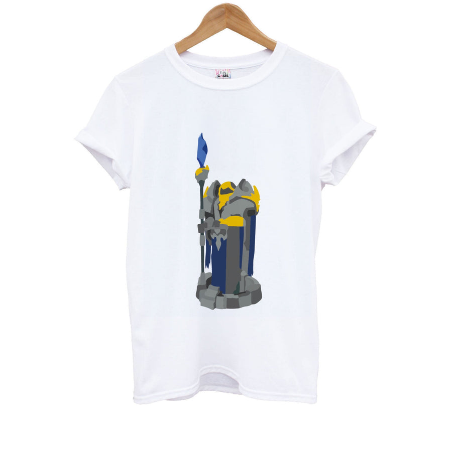 Turret Blue - League Of Legends Kids T-Shirt