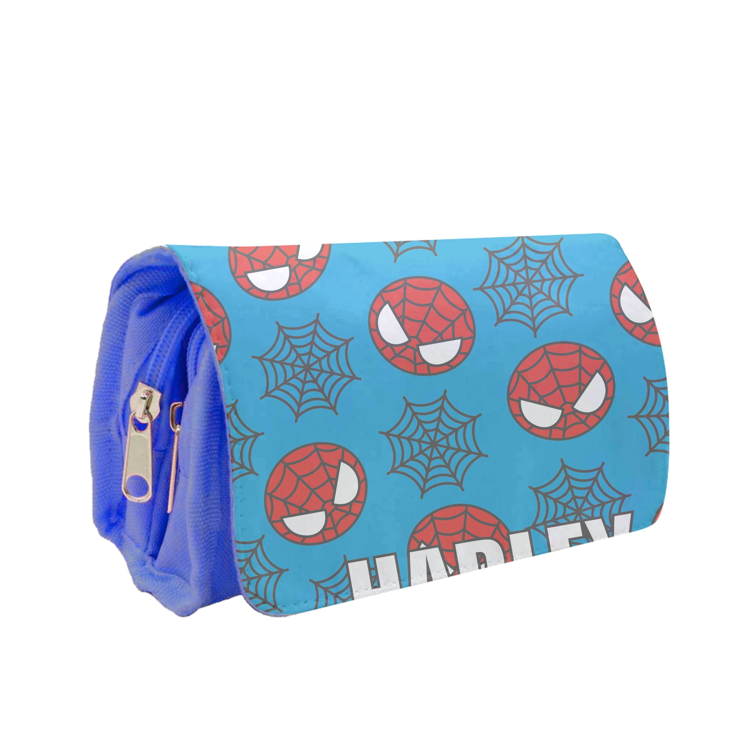 Spiderman And Webs - Personalised Superhero Comic Pencil Case