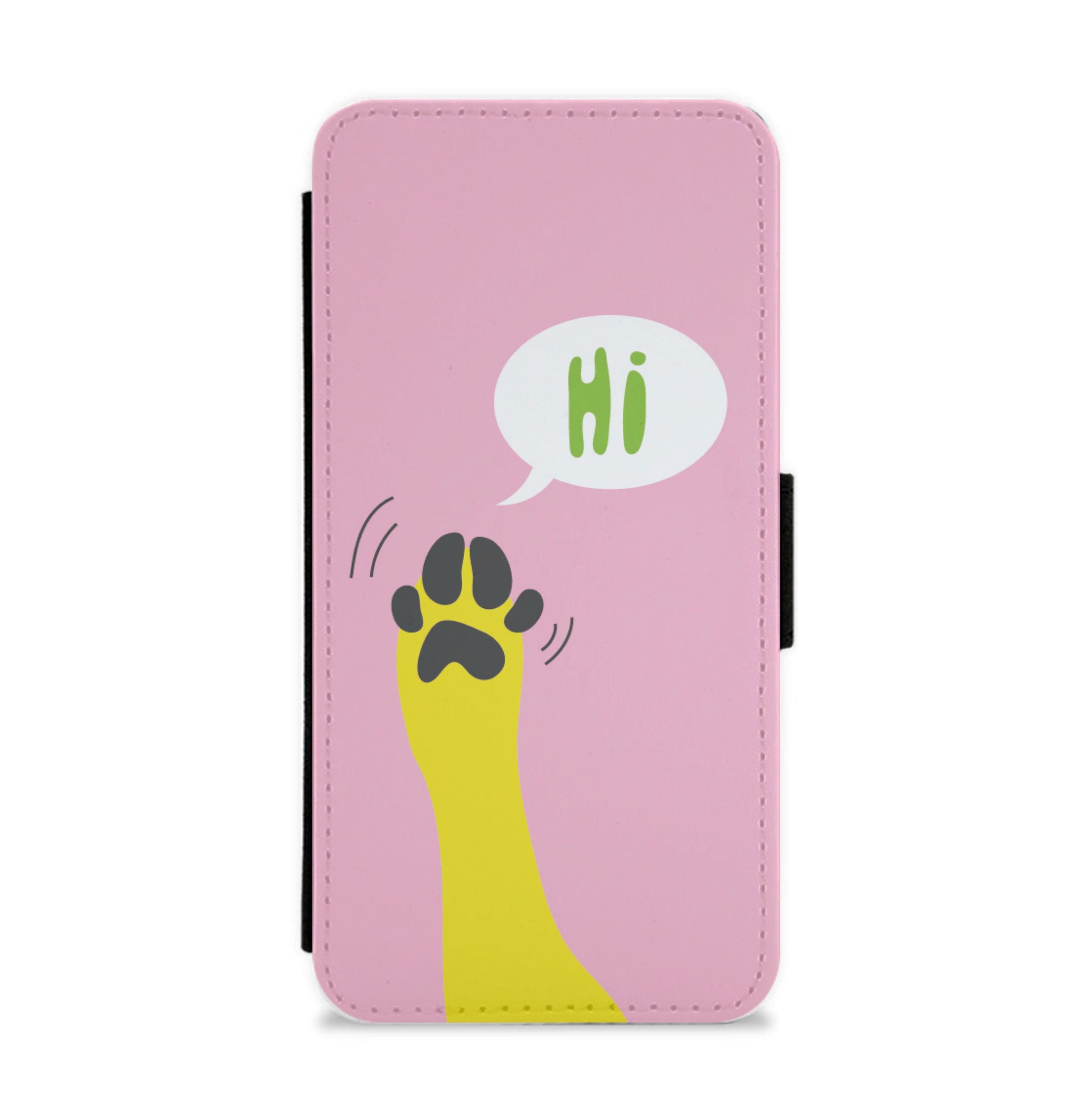 Hi - Dog Patterns Flip / Wallet Phone Case