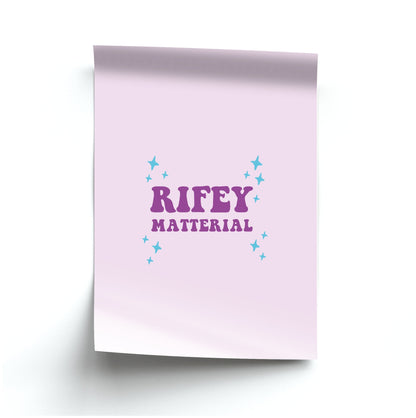 Rifey Material Poster