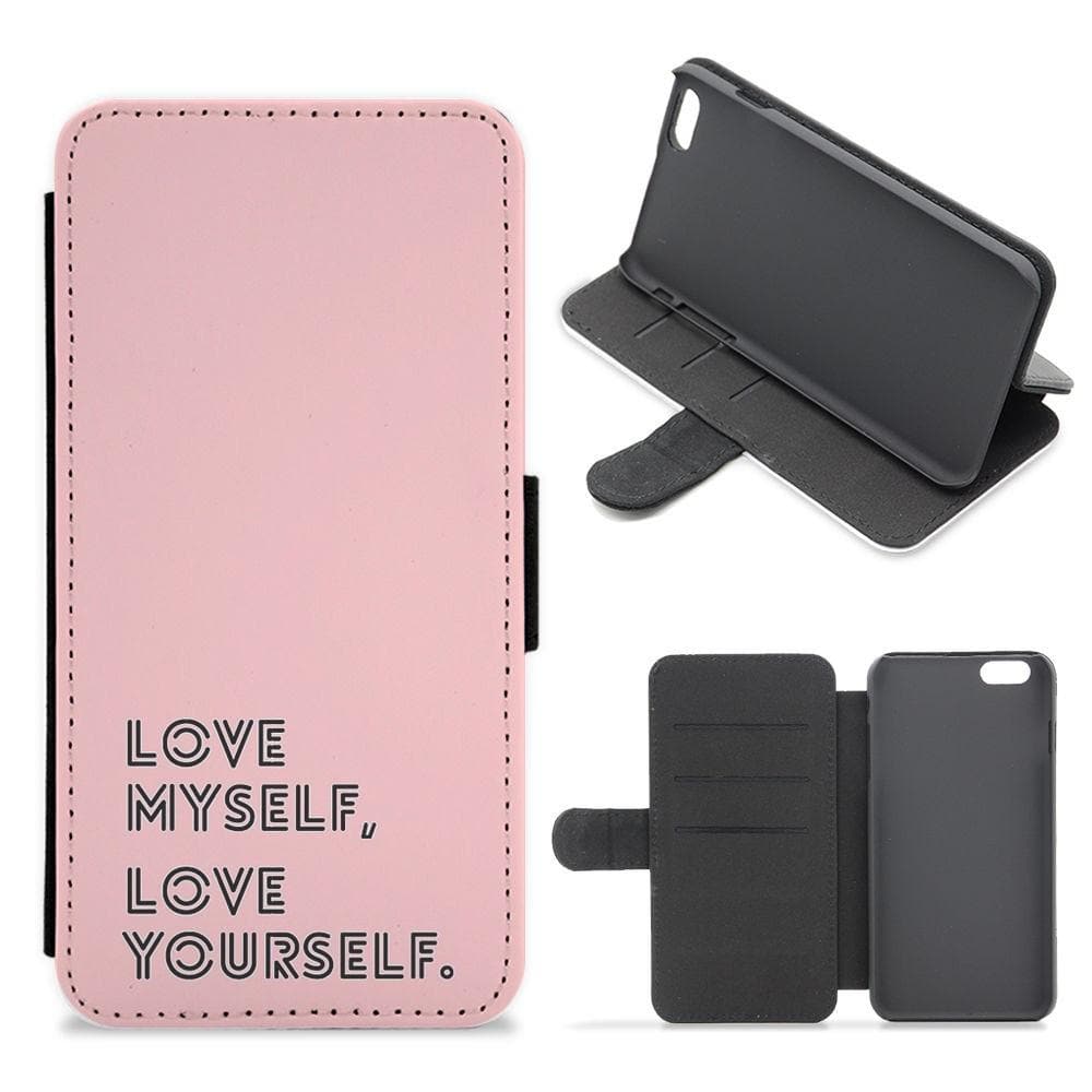 Love Myself, Love Yourself BTS Flip Wallet Phone Case