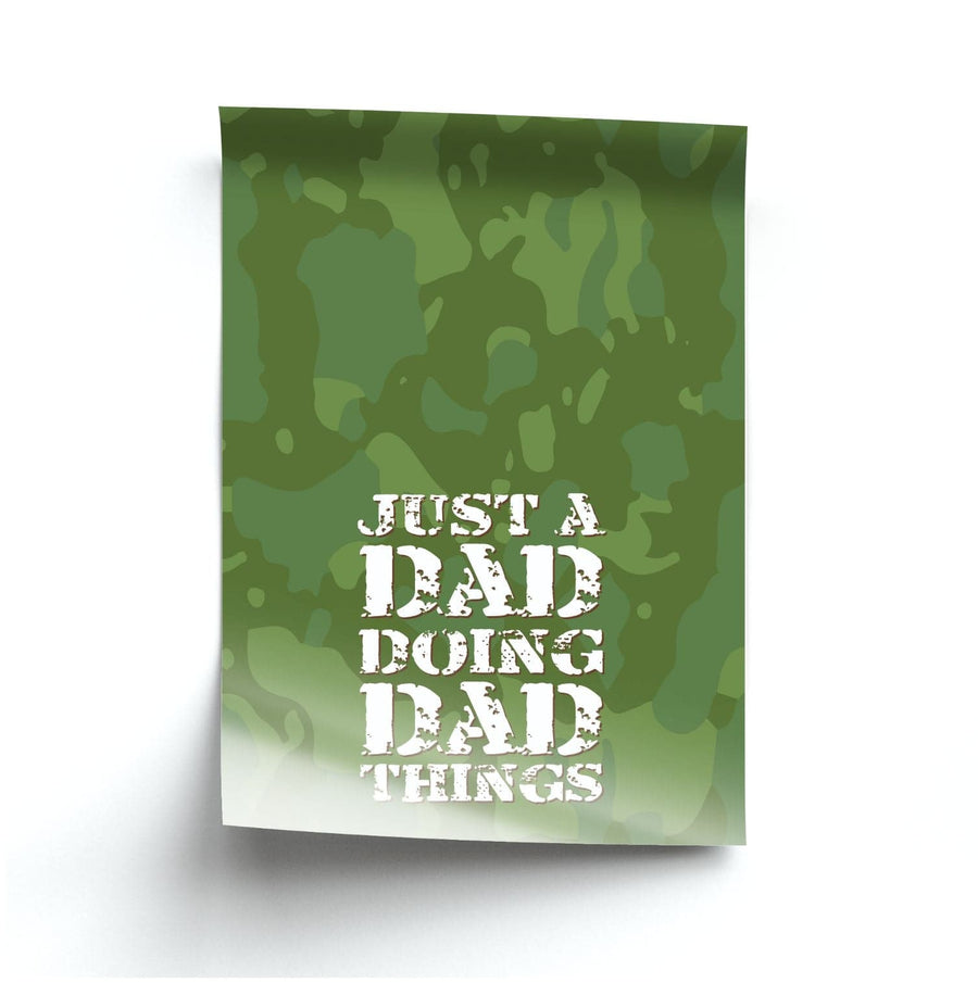 Doing Dad Things - Fathers Day Poster
