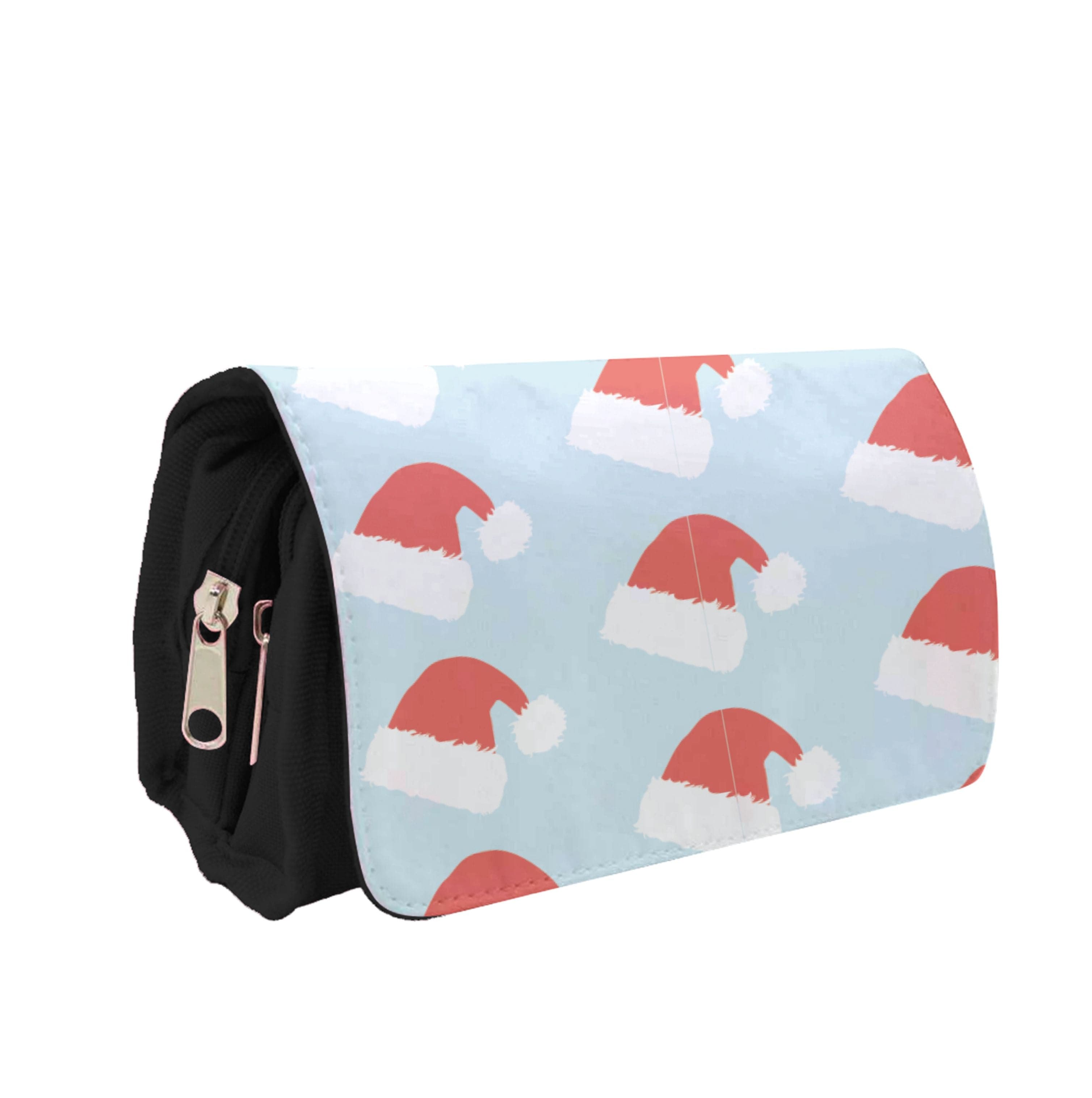 Santa Hat - Christmas Patterns Pencil Case