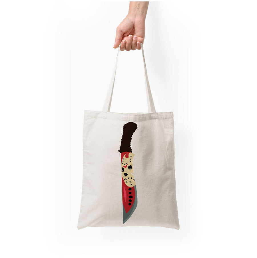 Jason Knife - Friday The 13th Tote Bag