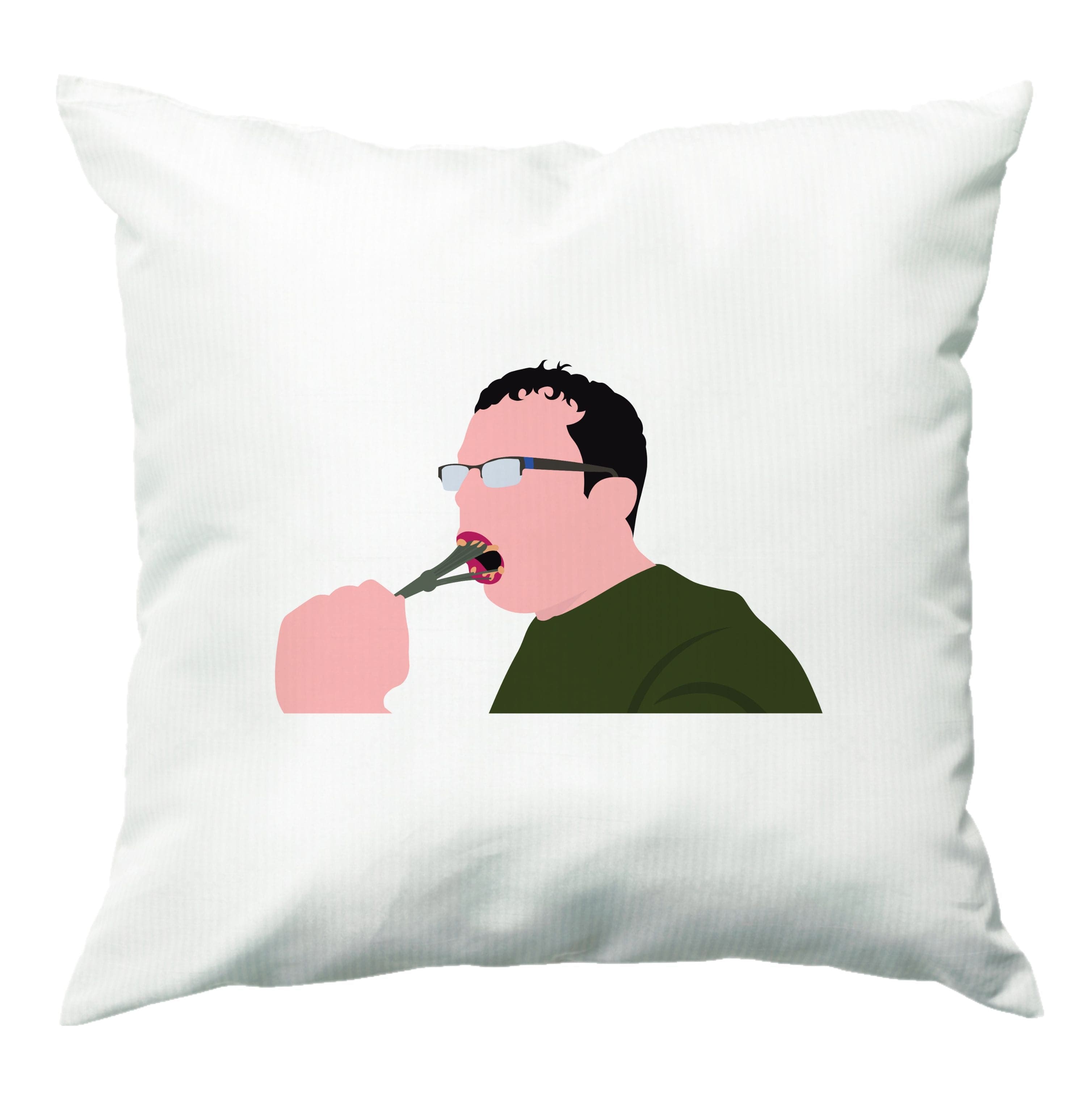 Whisker Gobble - British Pop Culture Cushion