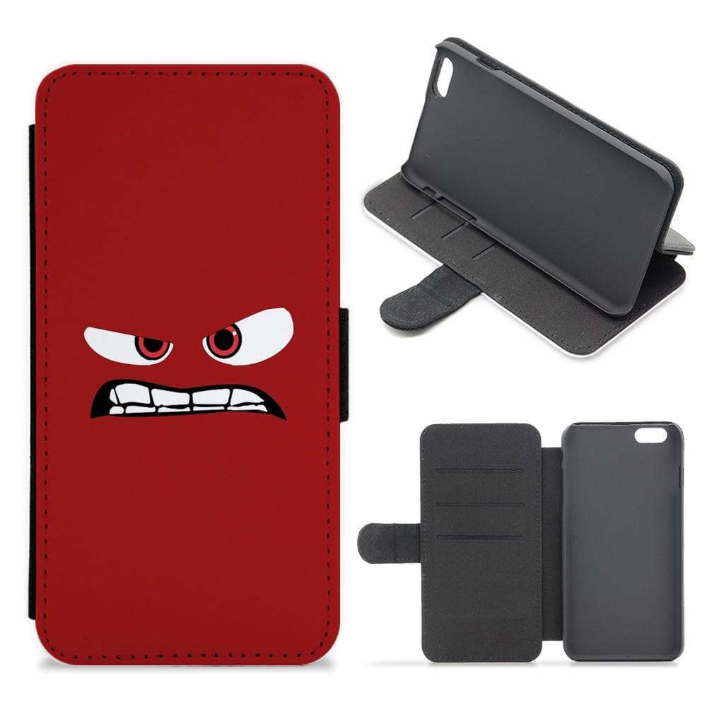 Anger - Inside Out Flip / Wallet Phone Case - Fun Cases
