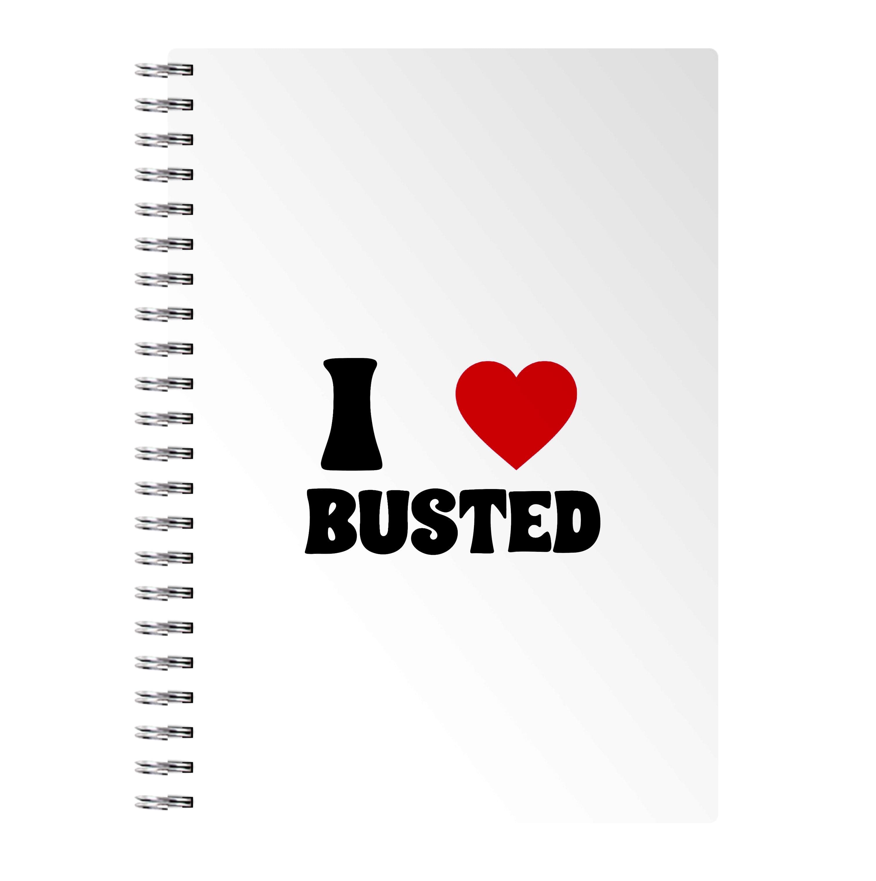 I Love Bust Band - Bust Band Notebook