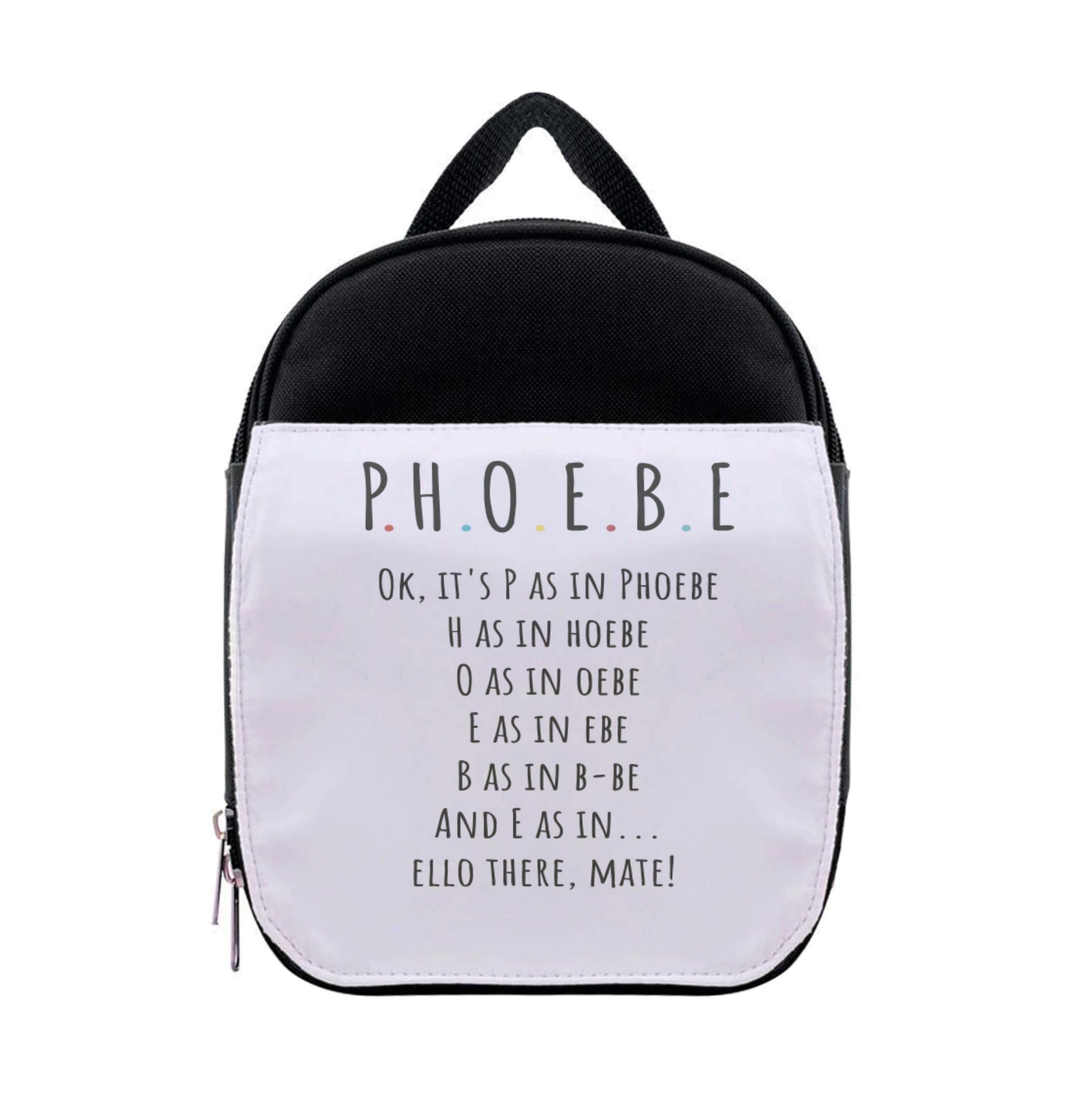 Spelling Phoebe Lunchbox