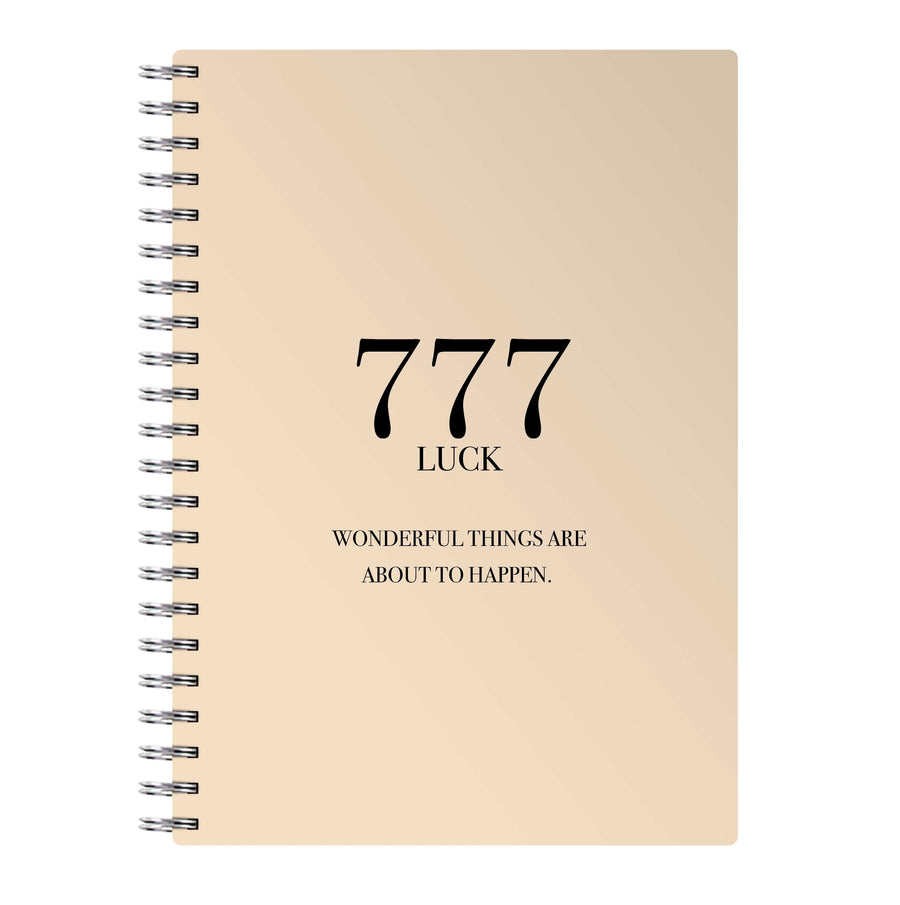 777 - Angel Numbers Notebook
