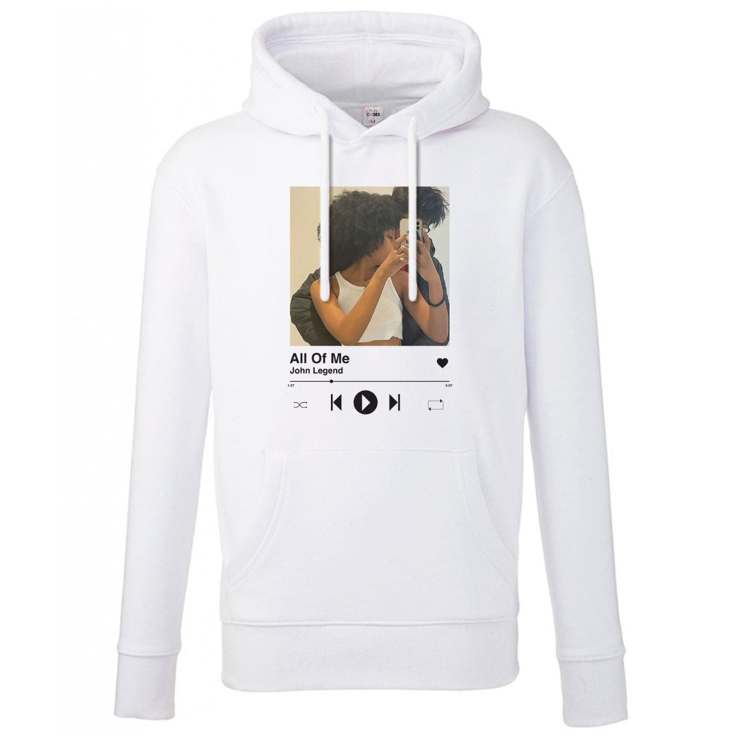 Album Cover - Personalised Couples Hoodie