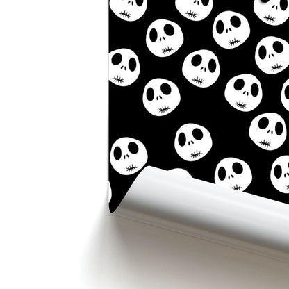 Jack Skellington Pattern - TNBC Poster