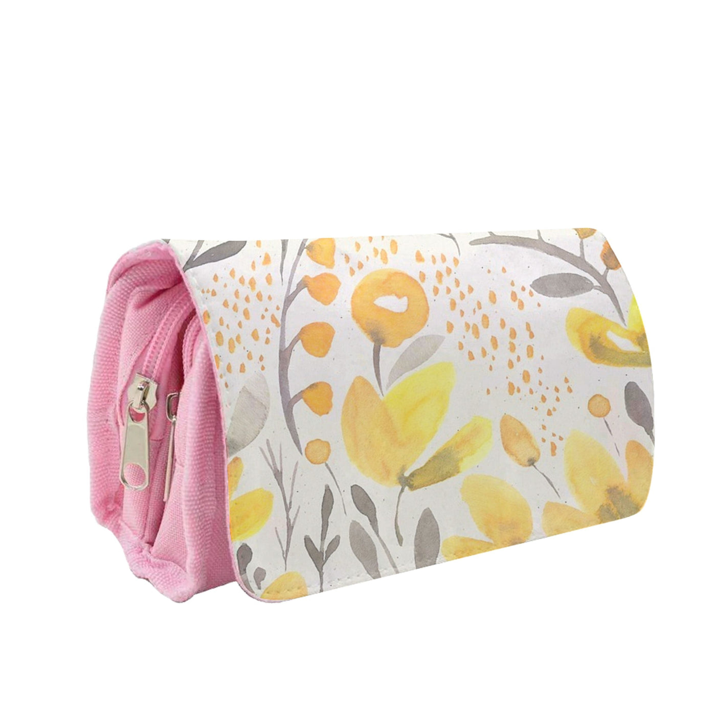Yellow Field Floral Pencil Case