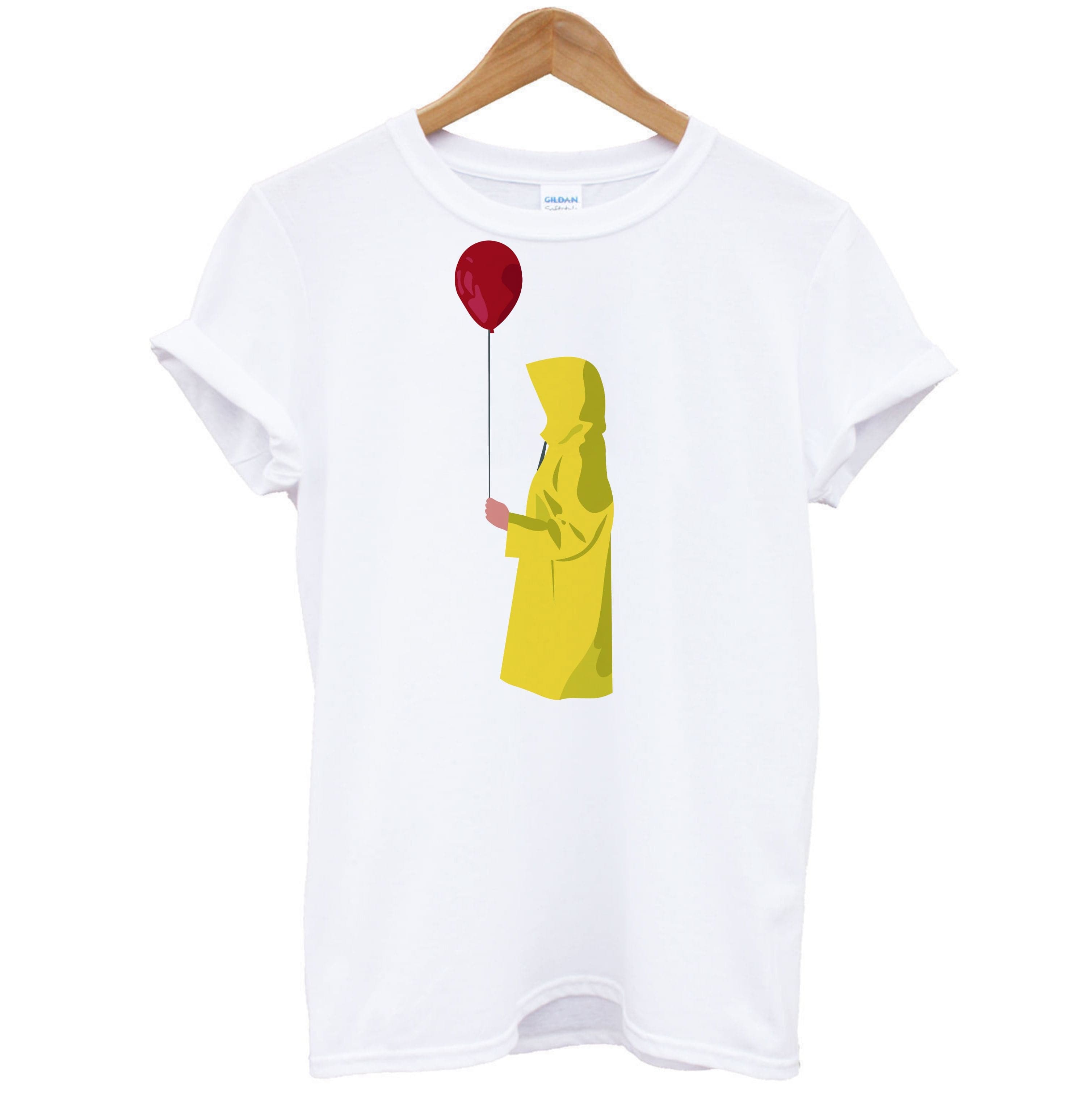 Holding Balloon - Clown T-Shirt