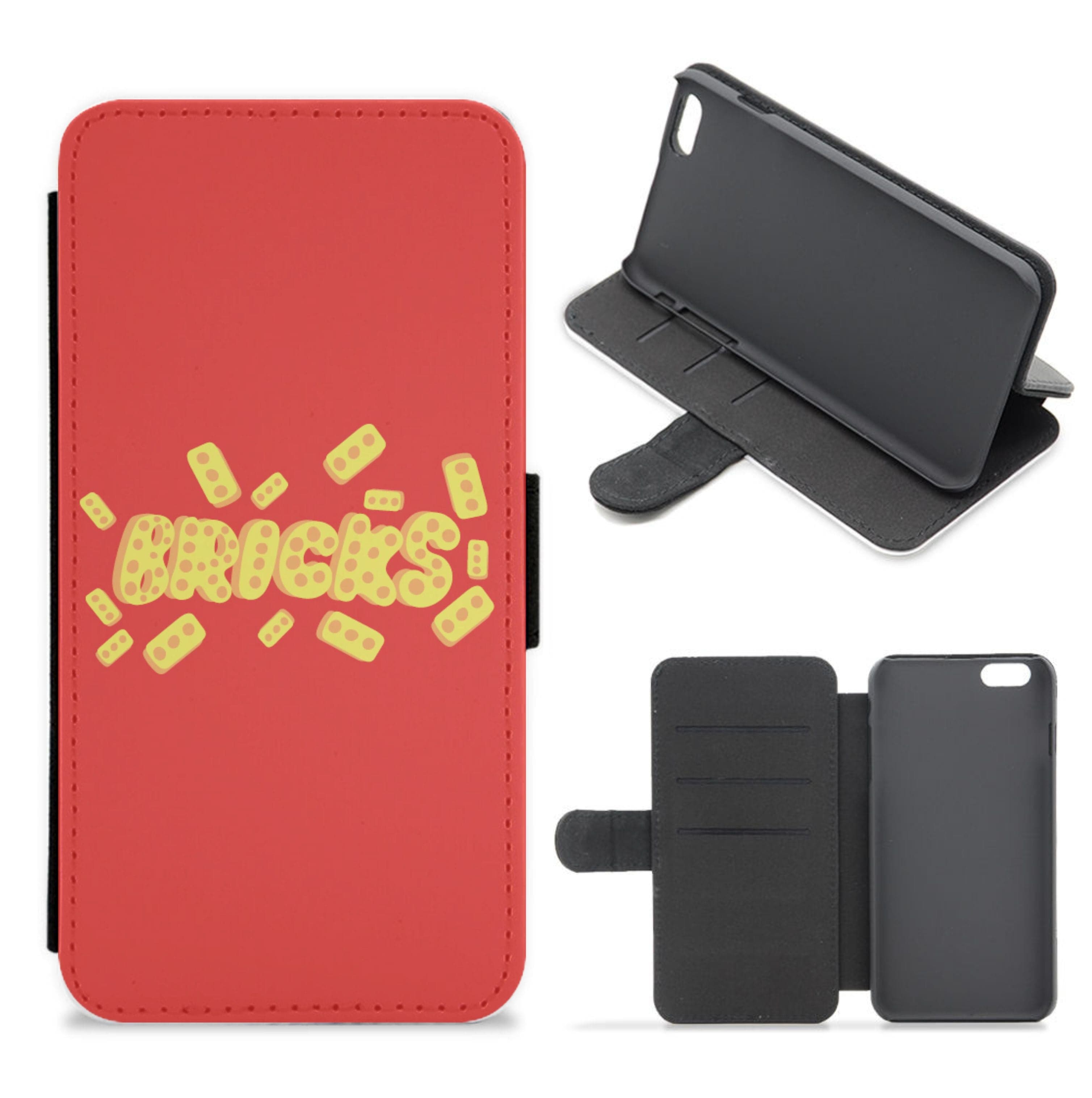 Bricks Text Flip / Wallet Phone Case