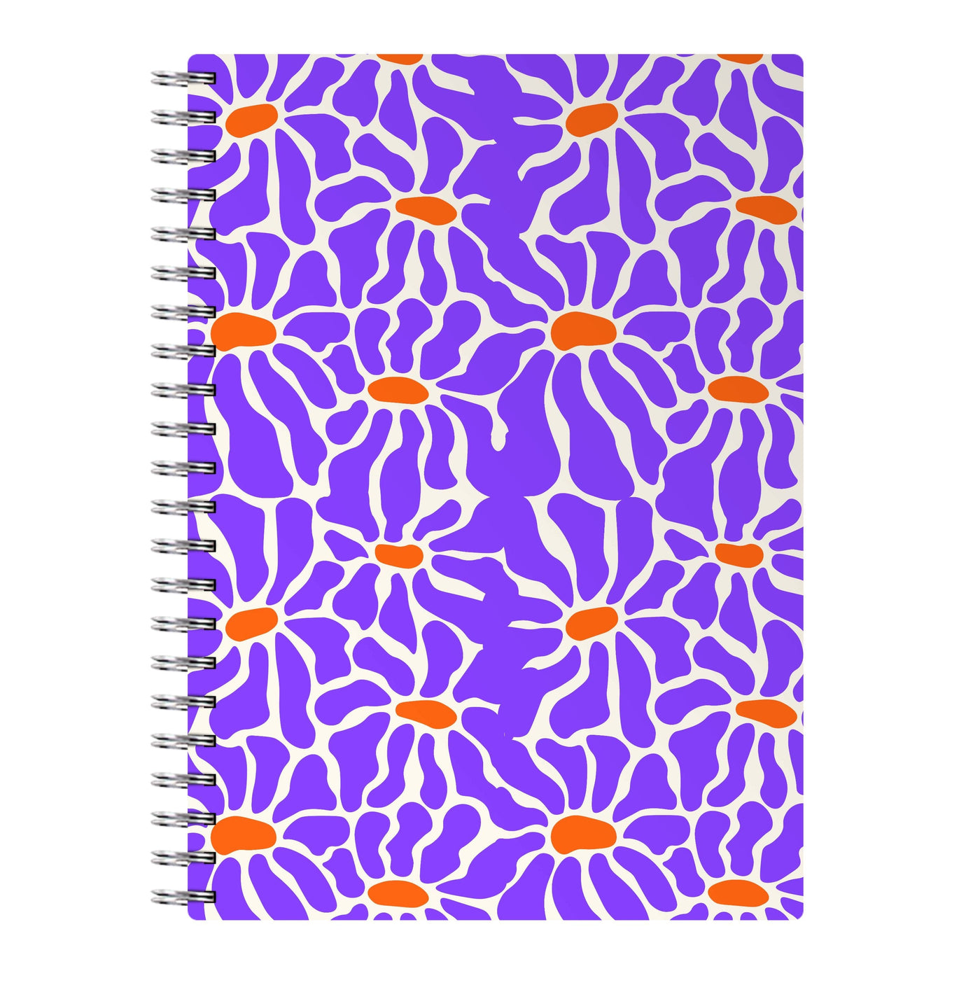 Purple Flowers - Summer Notebook