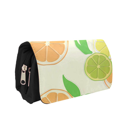 Oranges, Leomns And Limes - Fruit Patterns Pencil Case