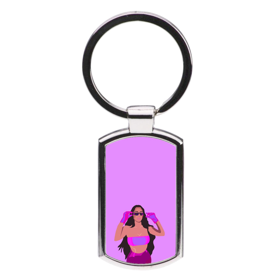Purple & pink - Kim Kardashian Luxury Keyring