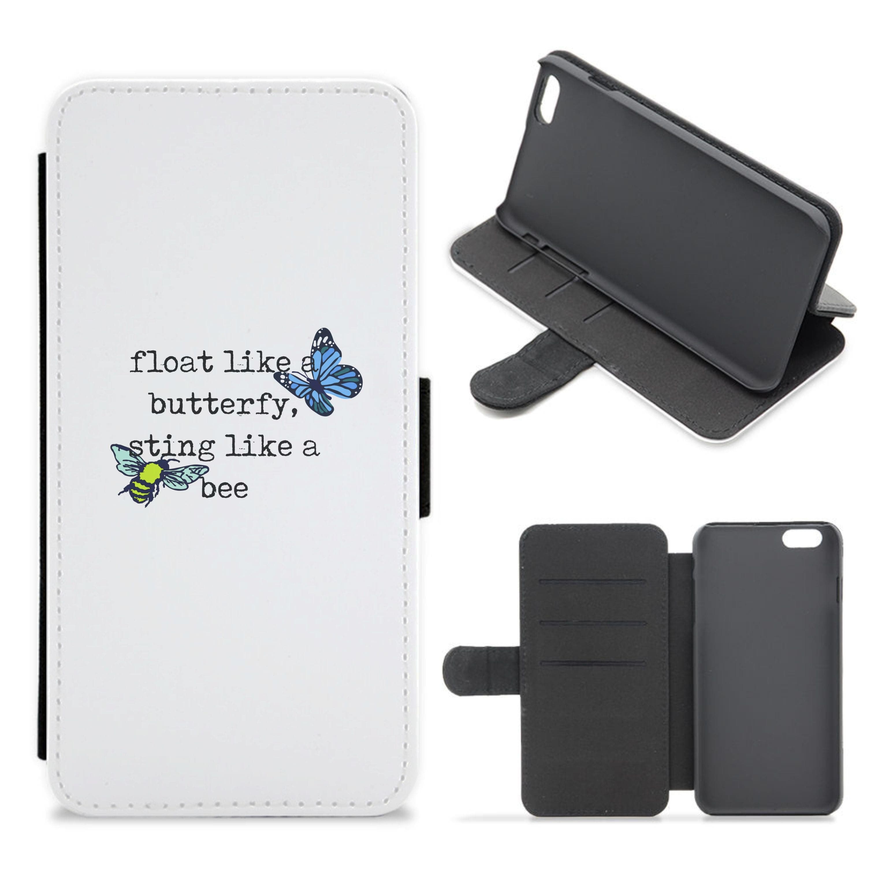 Float like a butterfly, sting like a bee - Boxing Flip / Wallet Phone Case