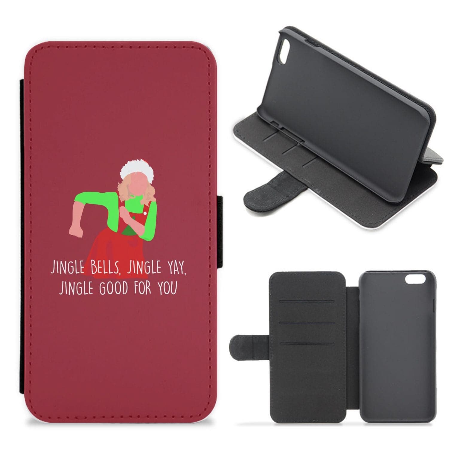 Jingle Bells, Jingle Yay - Parks Flip / Wallet Phone Case