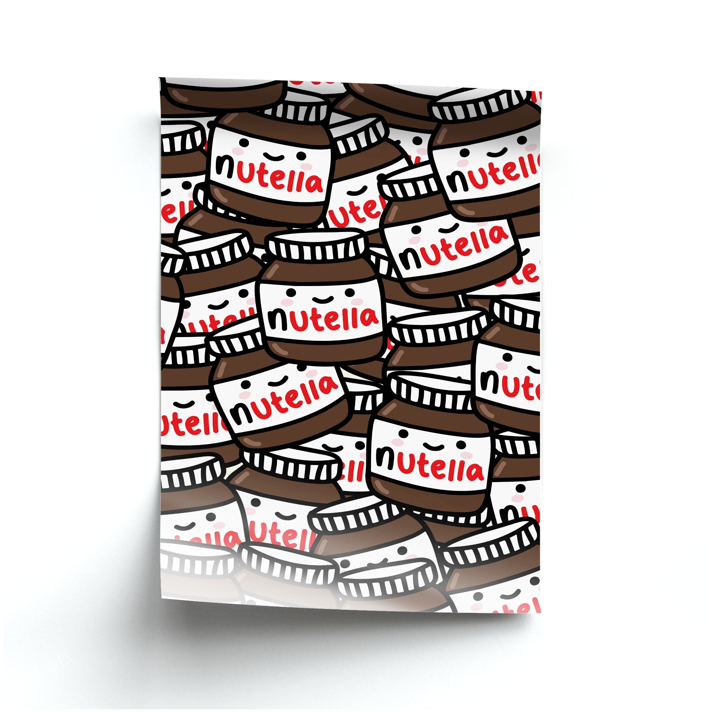 Cute Nutella Pattern Poster