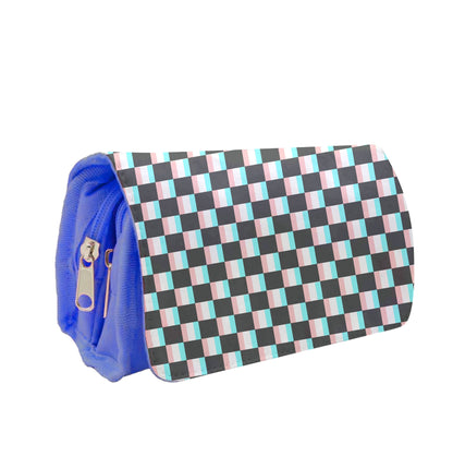 3D Squares - Trippy Patterns Pencil Case