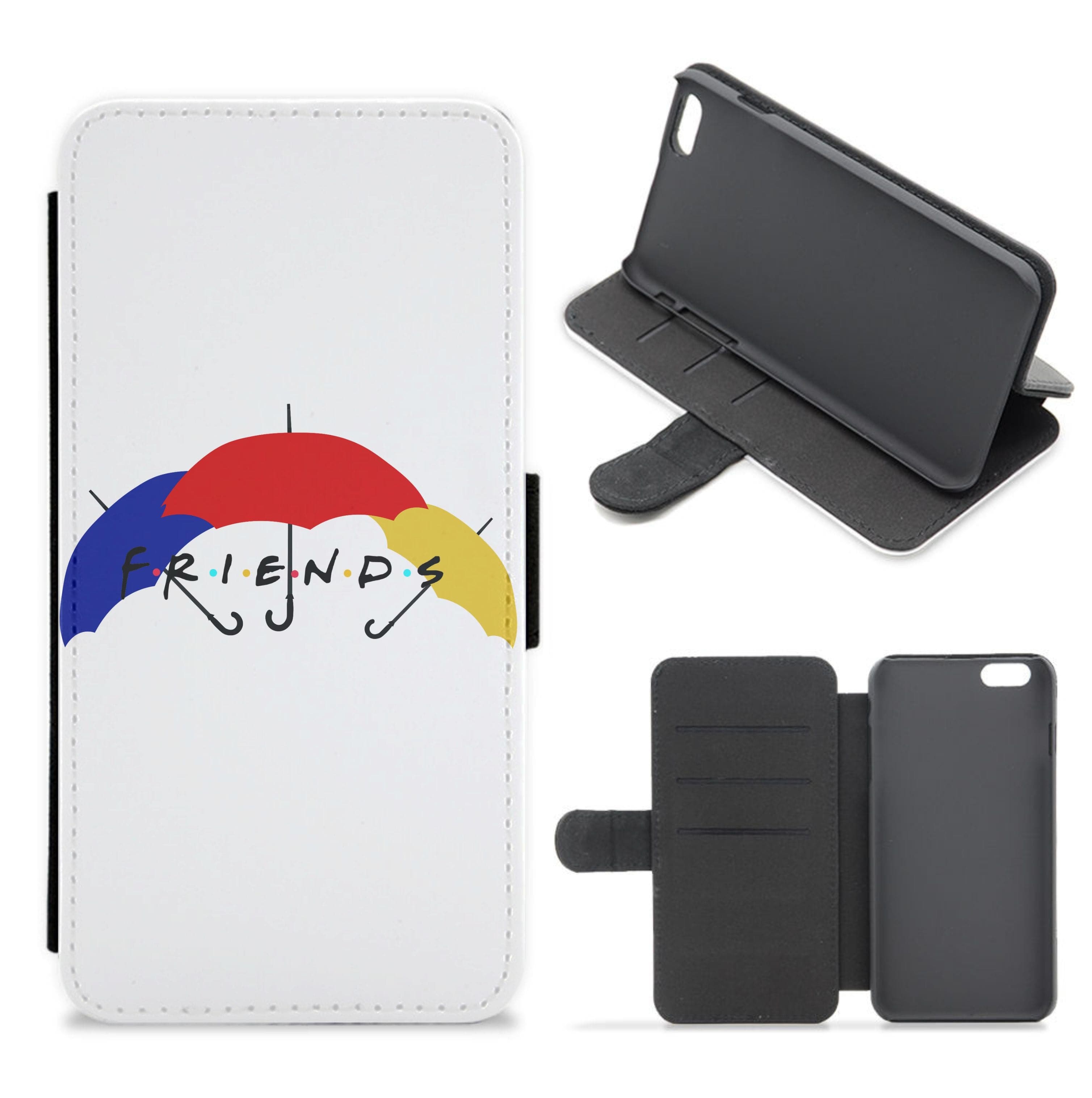 Umbrella Friends Flip / Wallet Phone Case