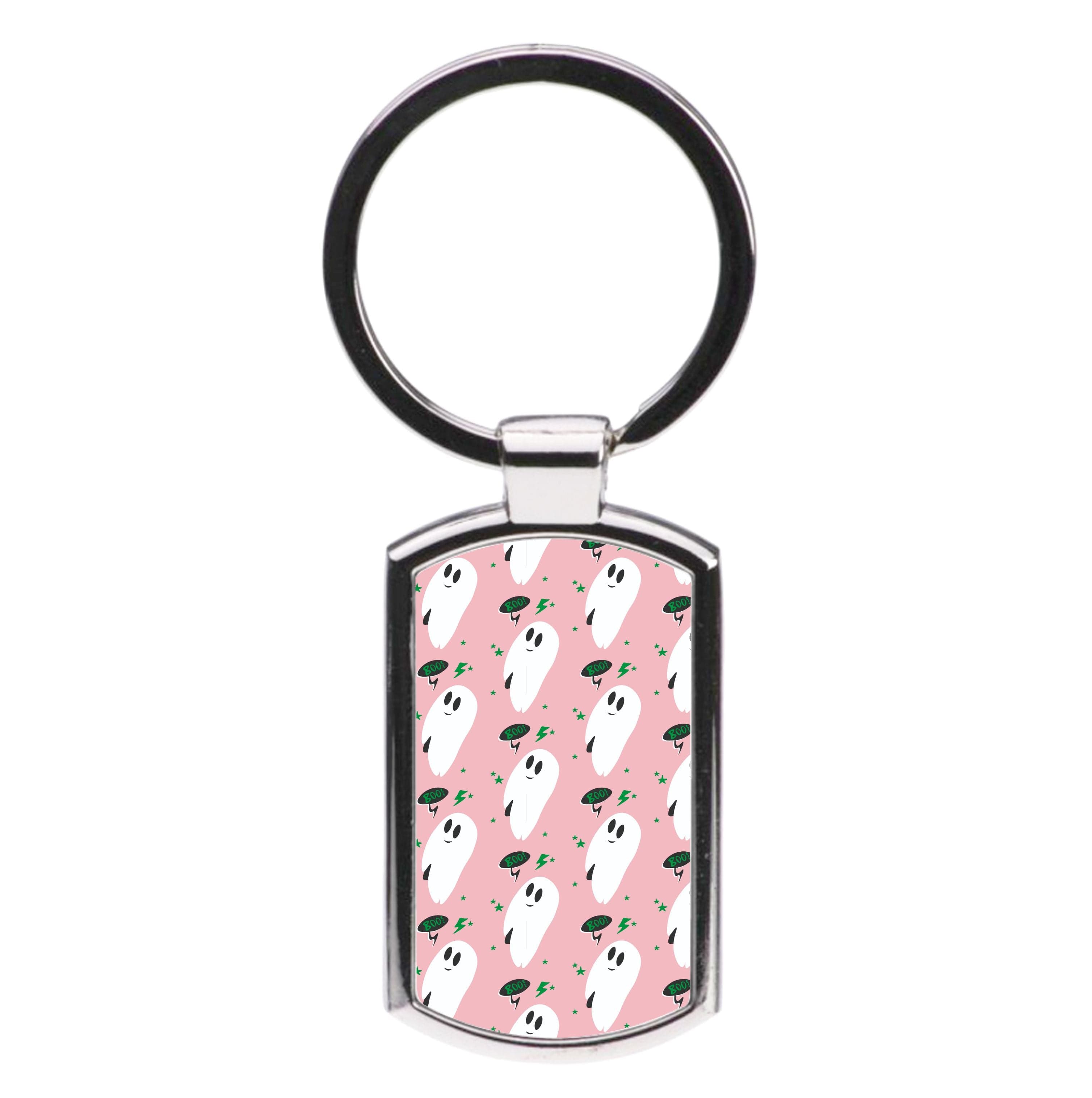 Halloween Pattern 2 Luxury Keyring