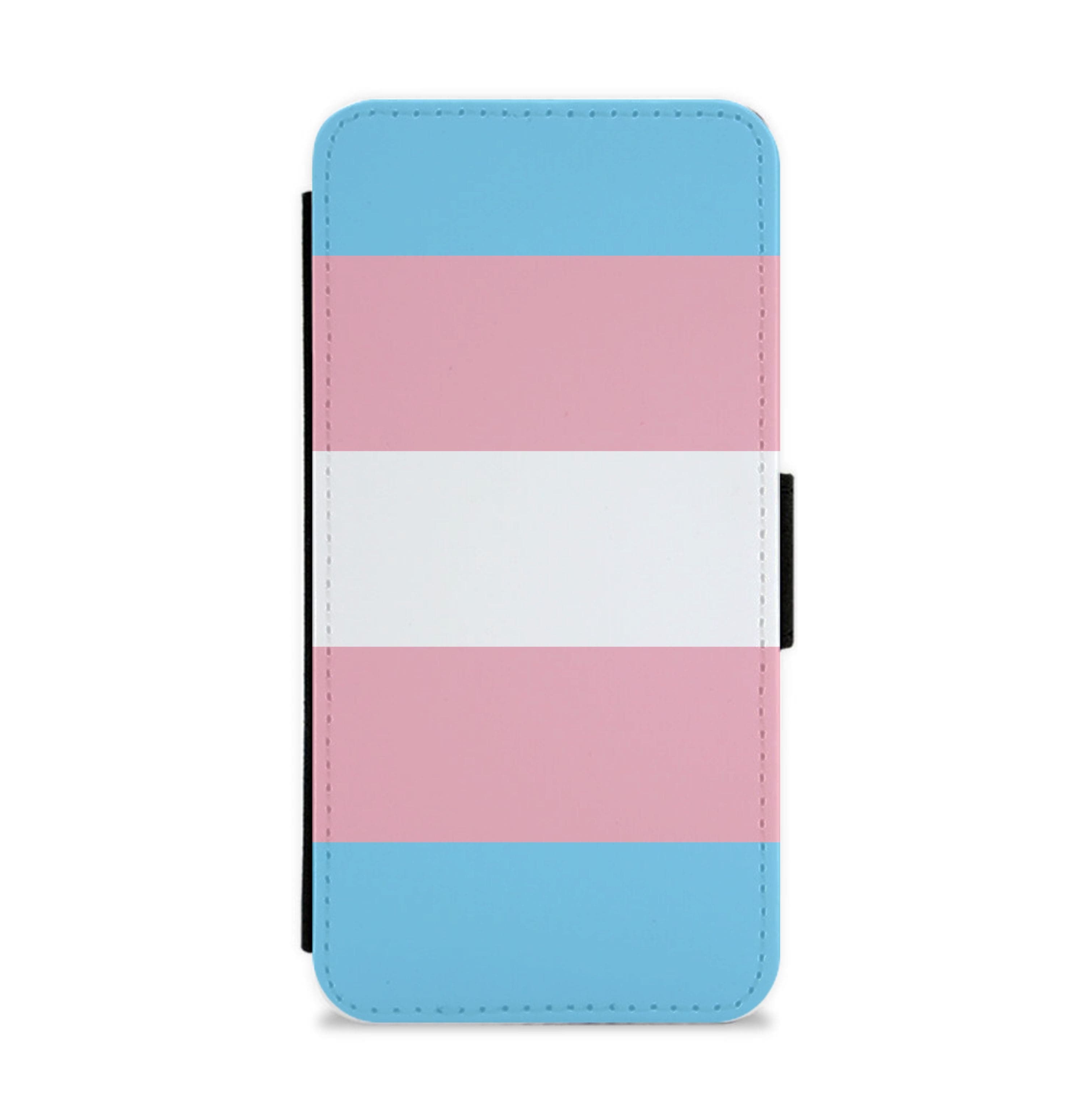 Trans Flag - Pride Flip / Wallet Phone Case