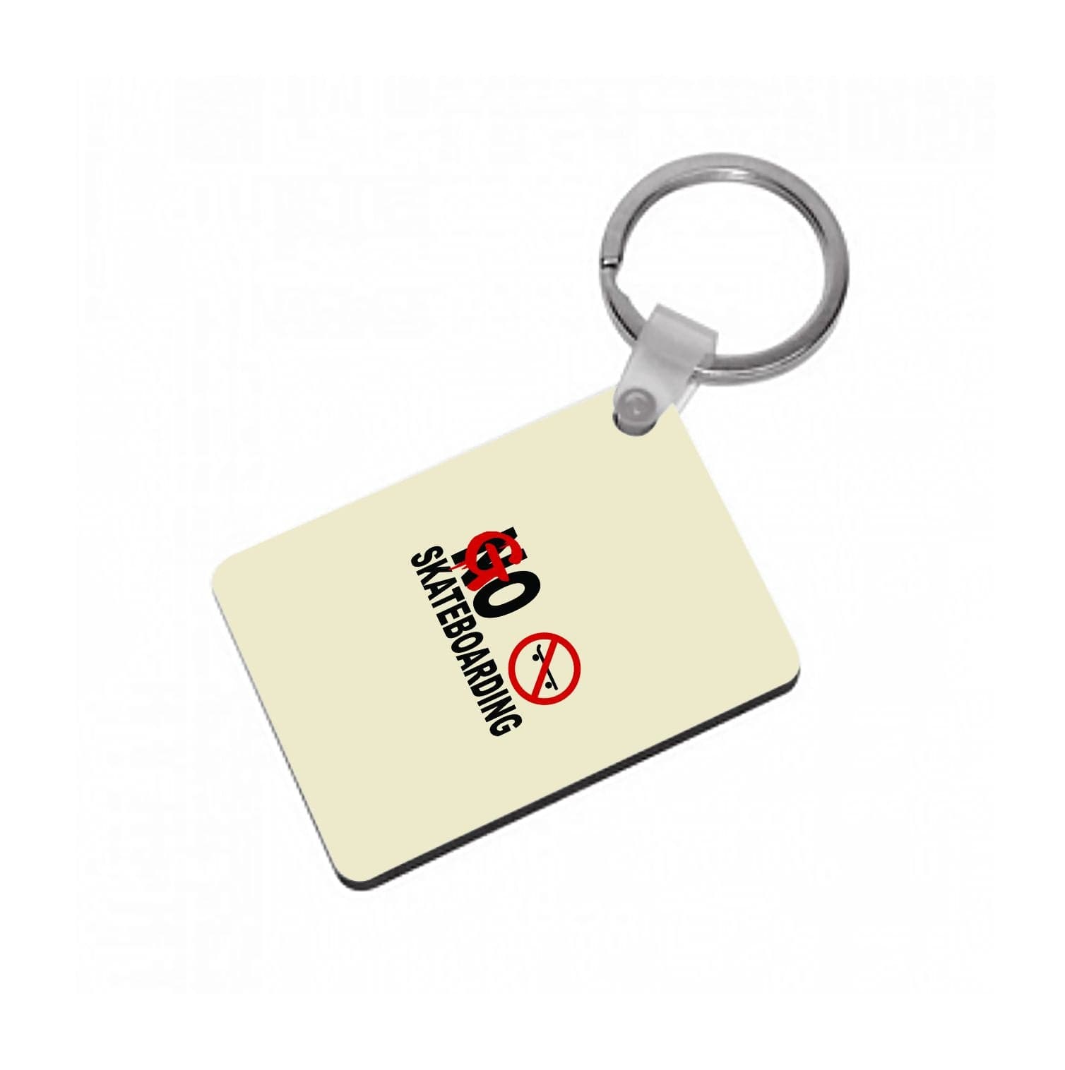 Go Skateboarding - Skate Aesthetic  Keyring