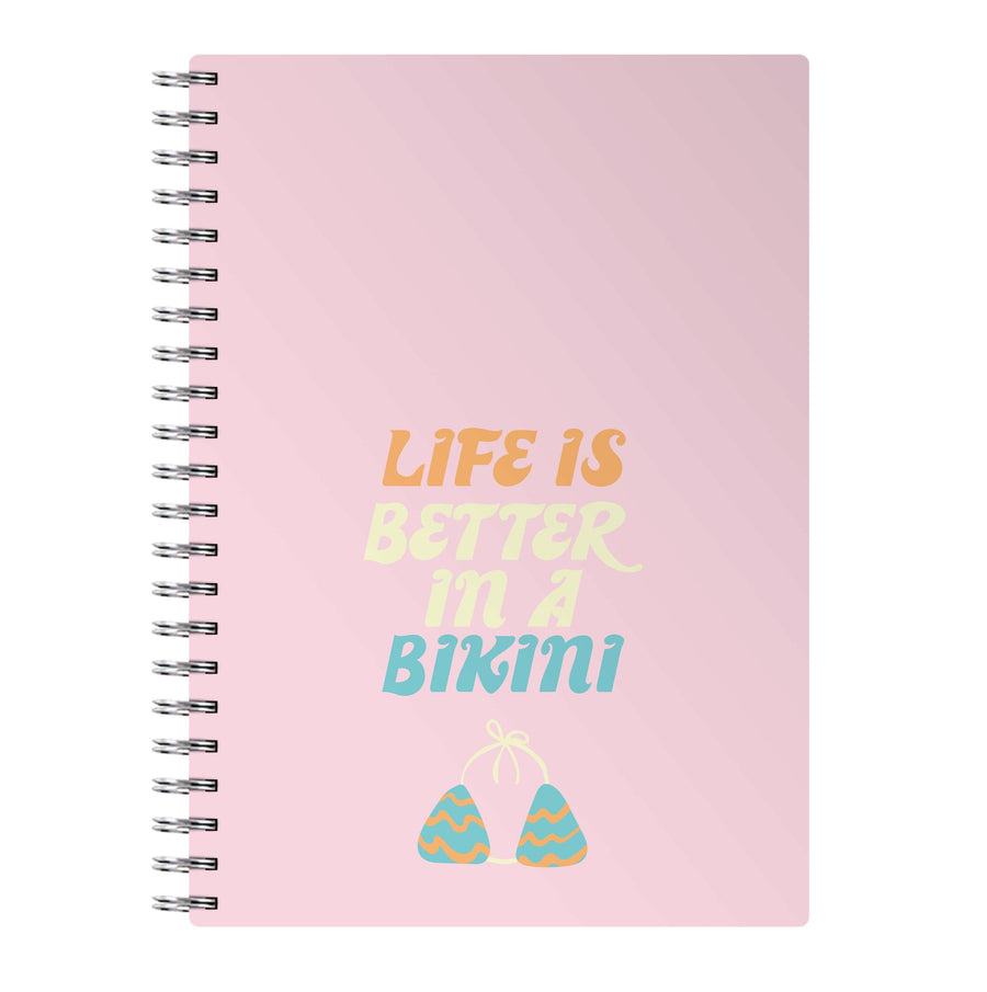 Life Is Better In A Bikini - Summer Quotes Notebook