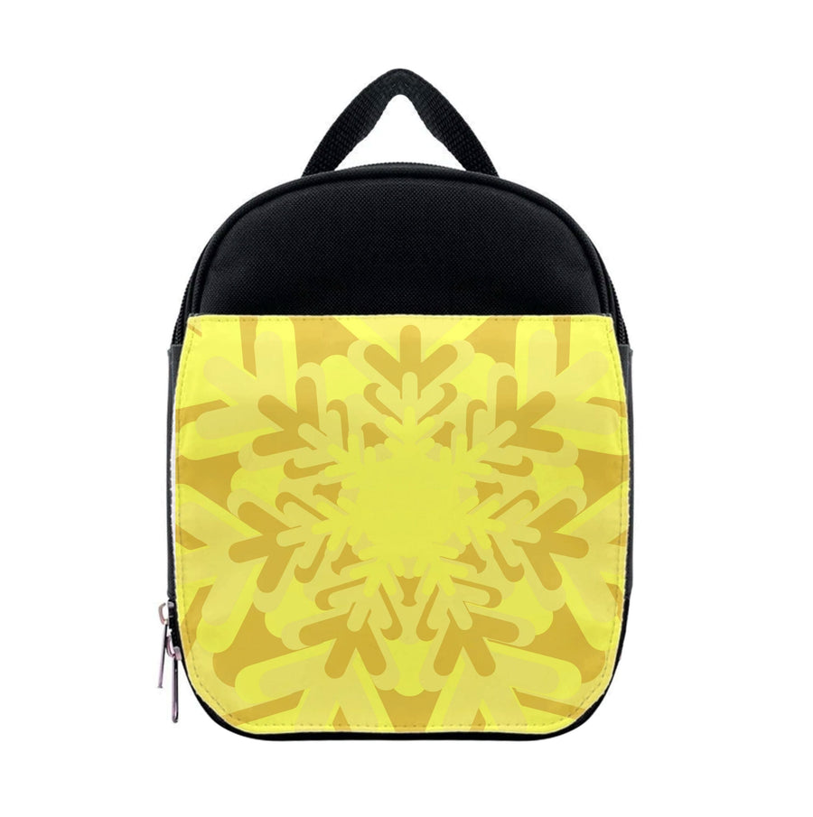 Yellow - Colourful Snowflakes Lunchbox