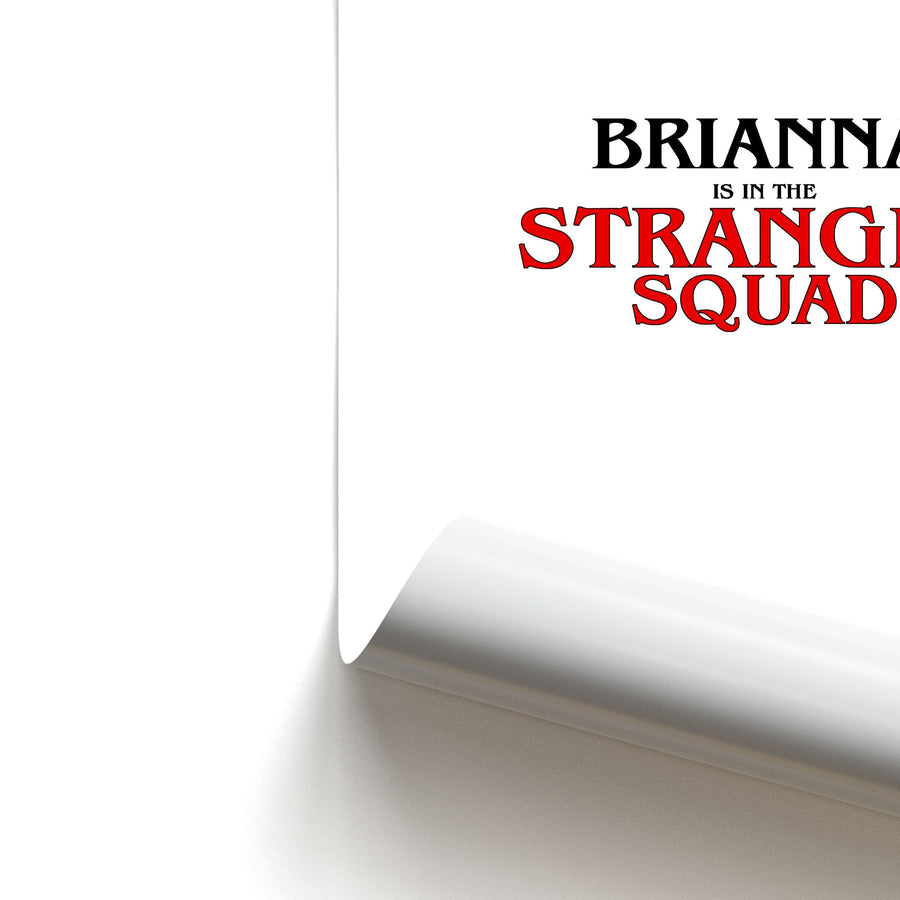 Stranger Squad - Personalised Stranger Things Poster