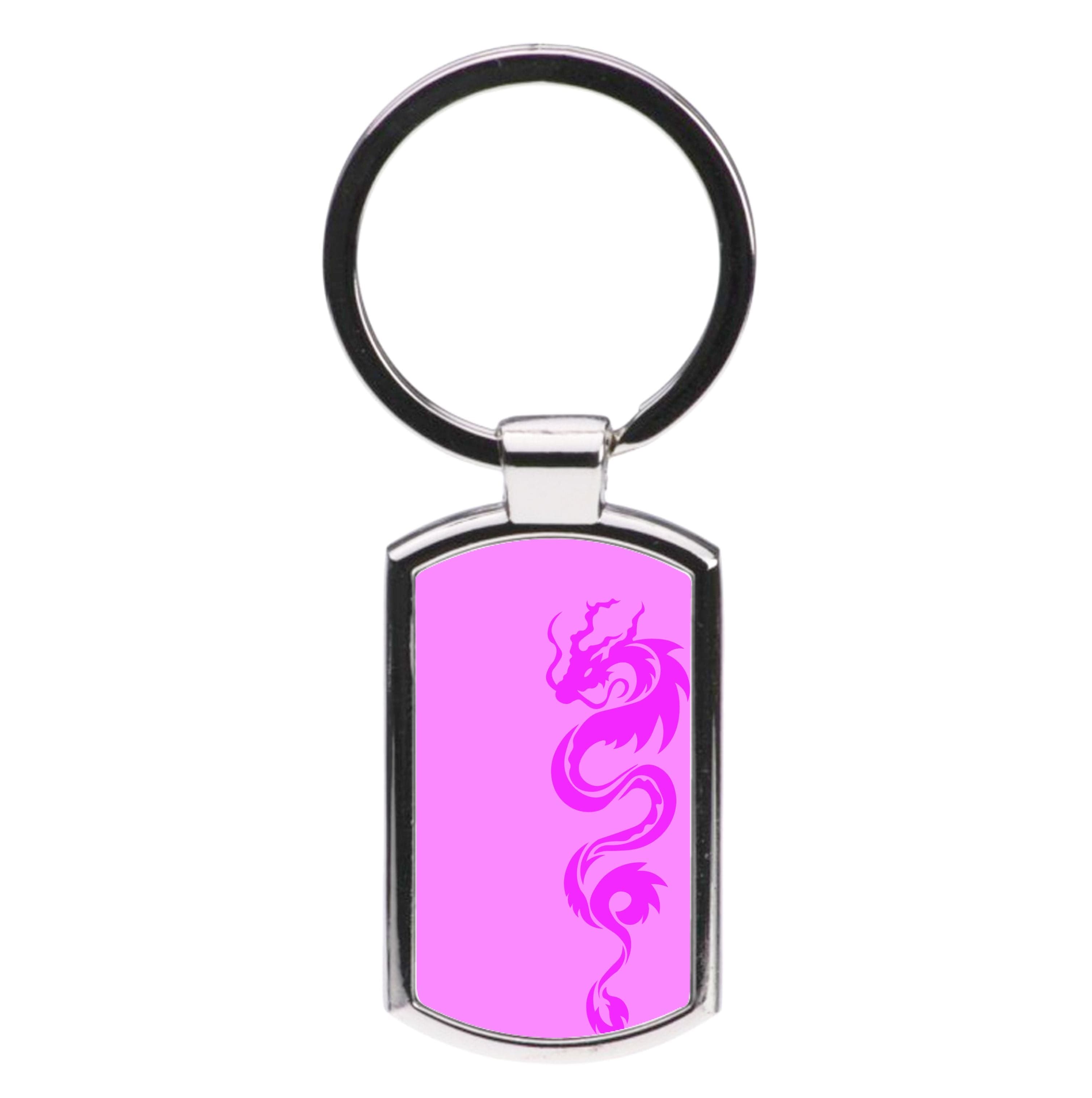 Pink Side Dragon  Luxury Keyring