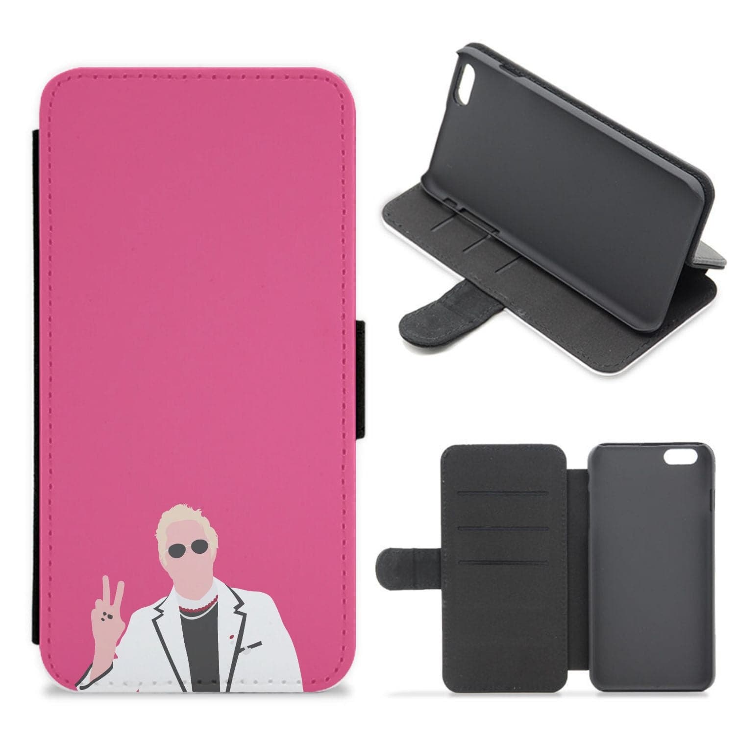 Pink Davidson Flip / Wallet Phone Case