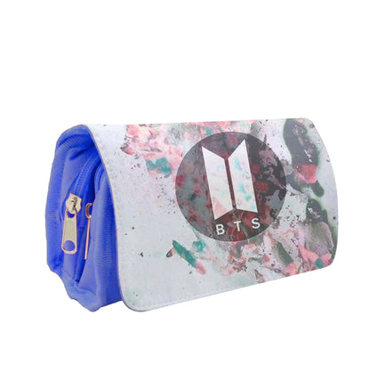 K-Pop Band Marble Logo Pencil Case