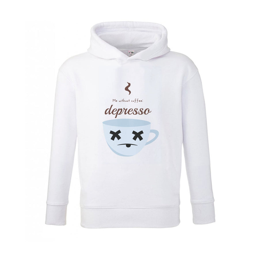 Depresso - Funny Quotes Kids Hoodie