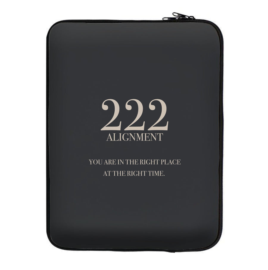 222 - Angel Numbers Laptop Sleeve
