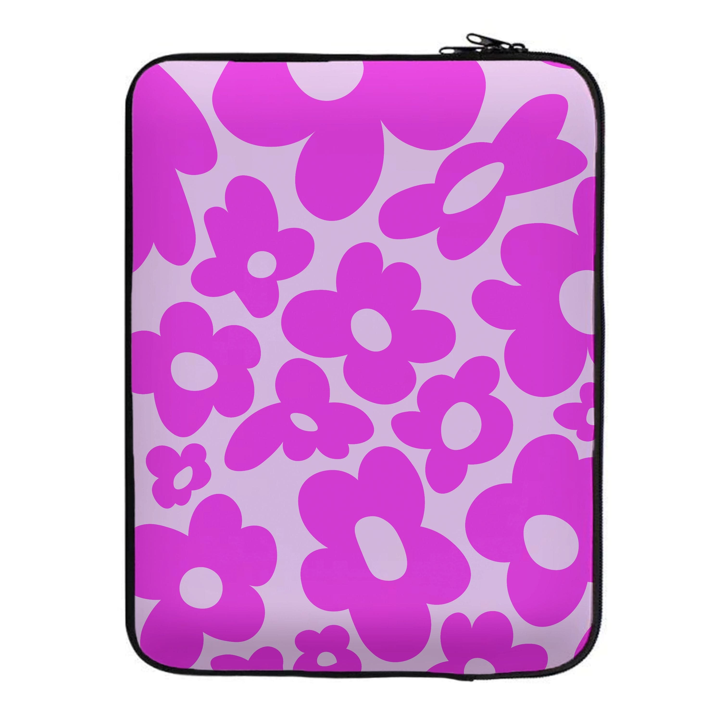 Pink Flowers - Trippy Patterns Laptop Sleeve