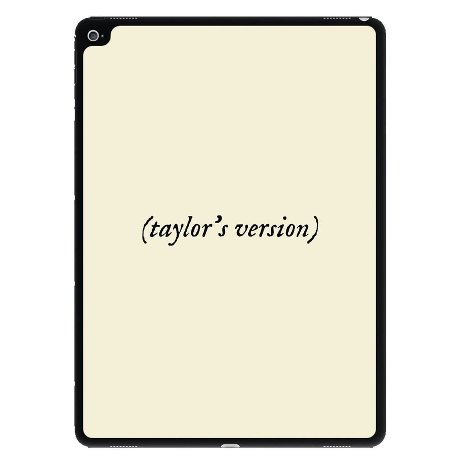 Personalised Taylor's Version iPad Case