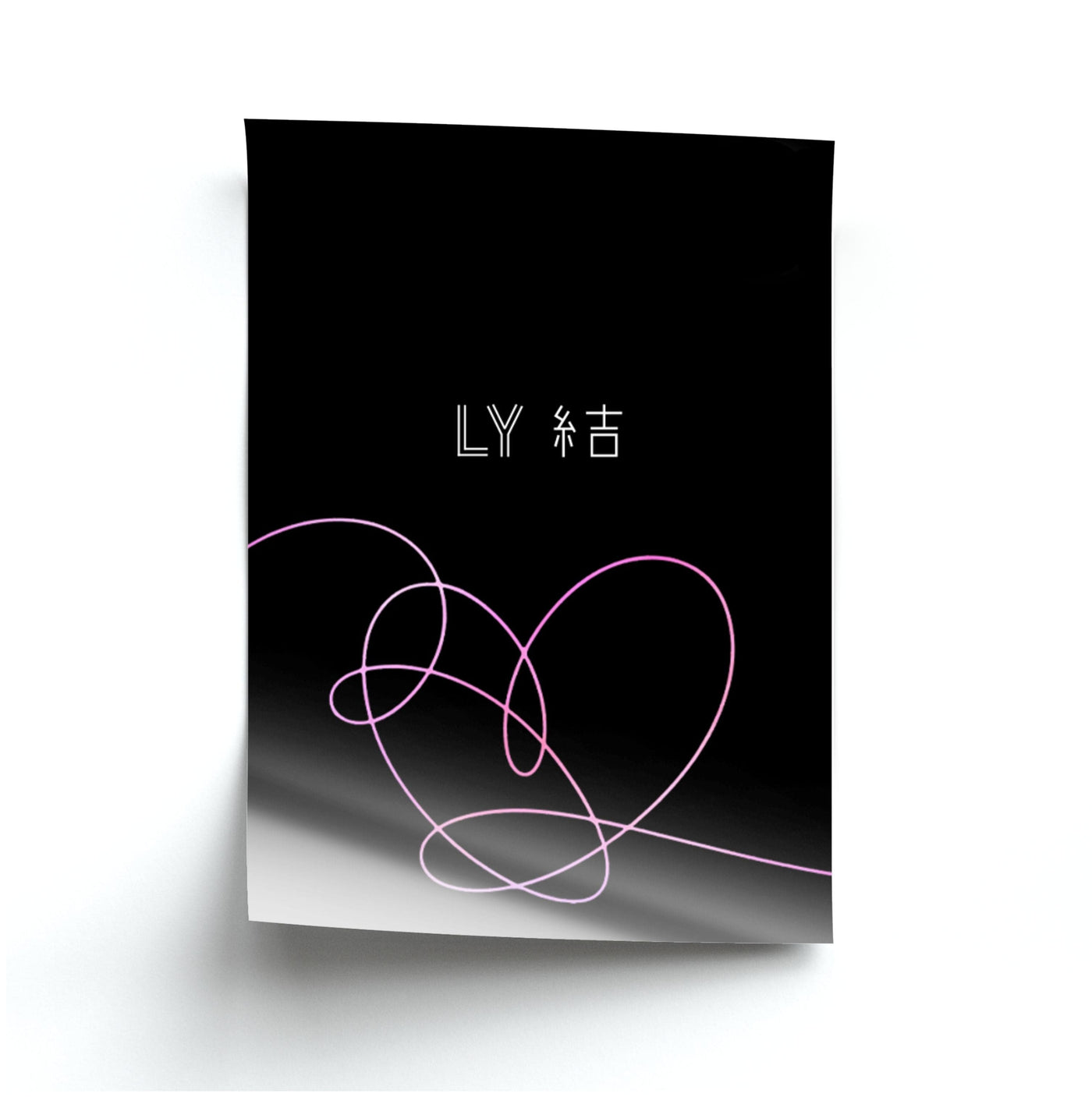 LY Heart - BTS  Poster