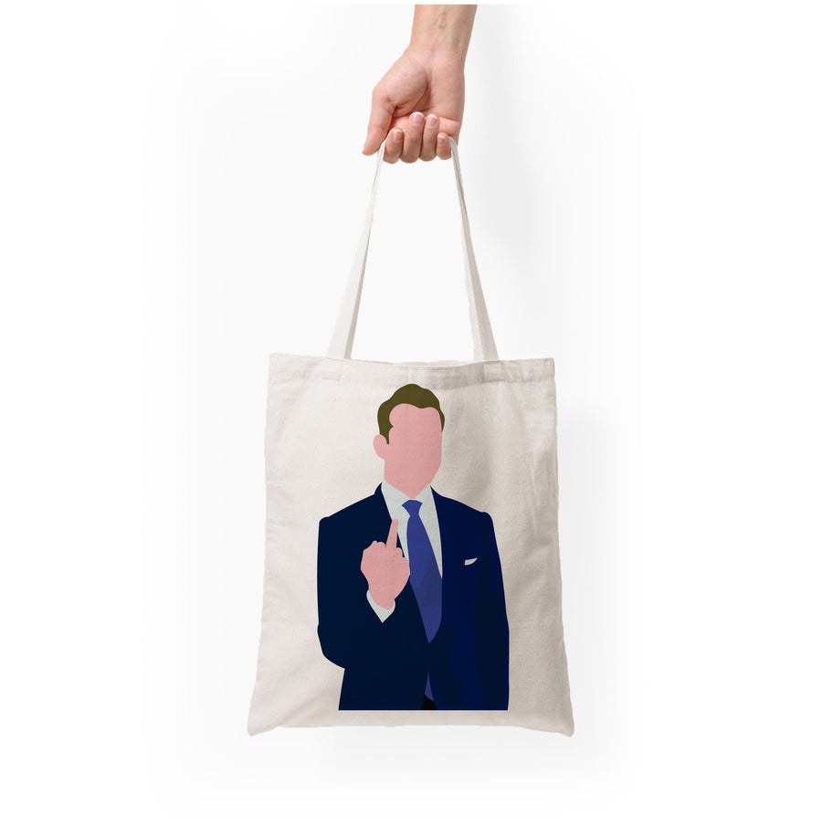 Middle Finger - Suits Tote Bag