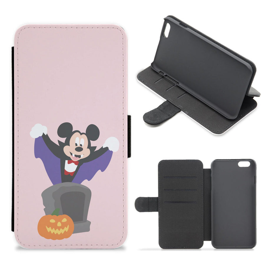 Vampire Mickey Mouse - Disney Halloween Flip / Wallet Phone Case
