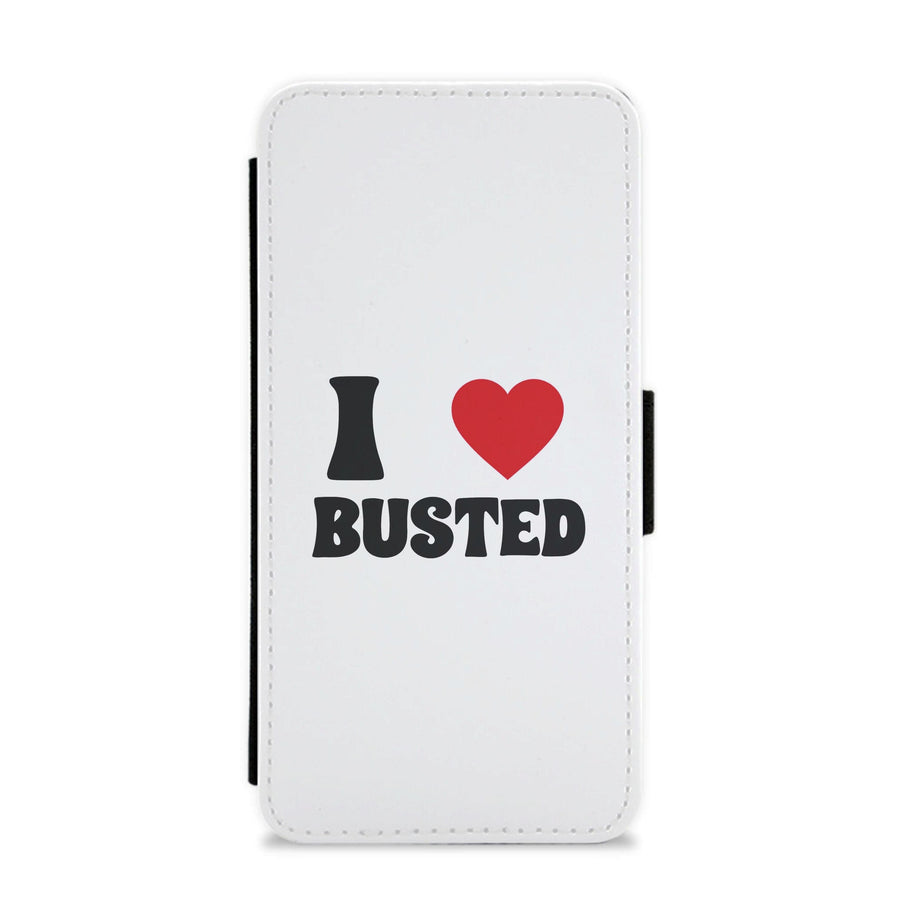 I Love Busted - Busted Flip / Wallet Phone Case