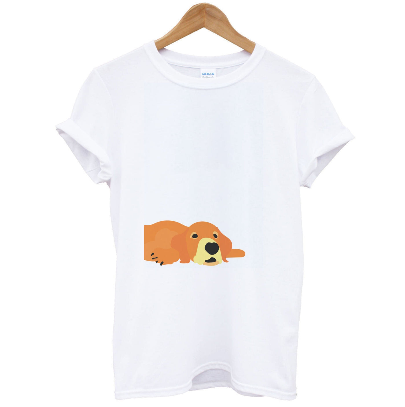 Laying and chilling - Dog Patterns T-Shirt