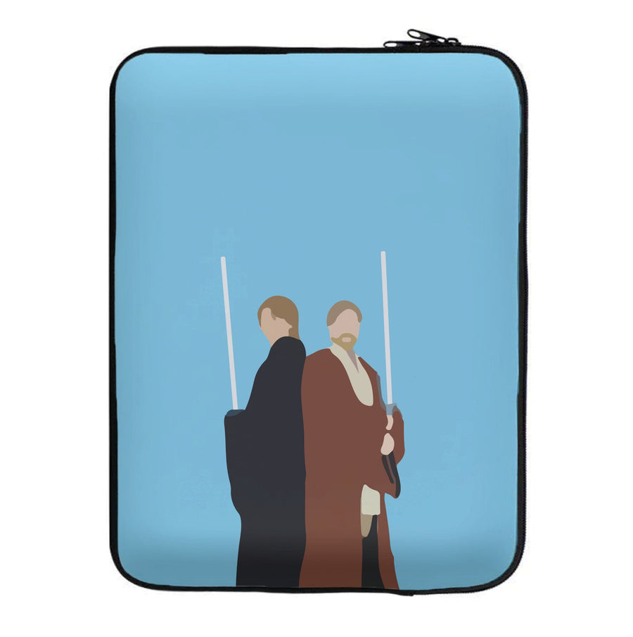 Luke Skywalker And Obi-Wan Kenobi - Star Wars Laptop Sleeve